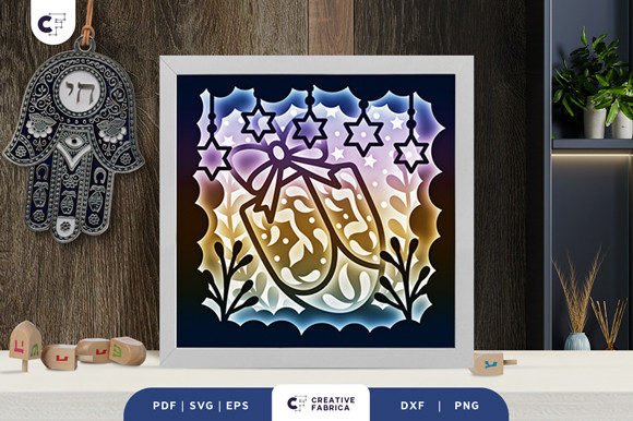 Driedel 3D Shadow Box Paper Cut