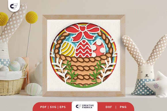 Easter Egg Basket 3D Shadow Box: A Creative Way to Celebrate the Season