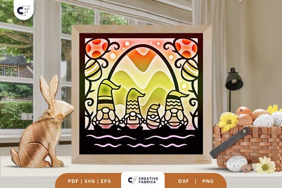 Easter Gnome Family 3D Paper Cut: A Creative and Practical Craft for Modern Makers