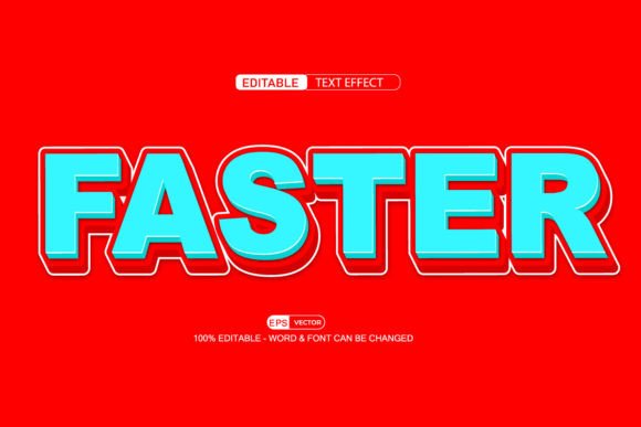 Faster 3D Editable Text Effect Vector: A Game-Changer for Designers and Creators