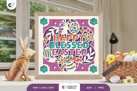 Happy Blessed Easter 3D Paper Cut: A Creative Way to Celebrate