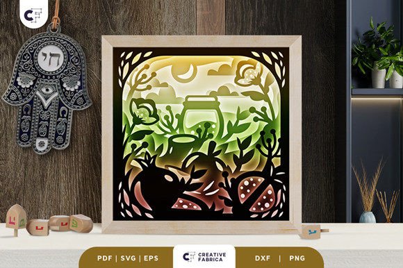 Rosh Hashanah Food 3D Shadow Box: A Strategic Craft for Meaningful Expression