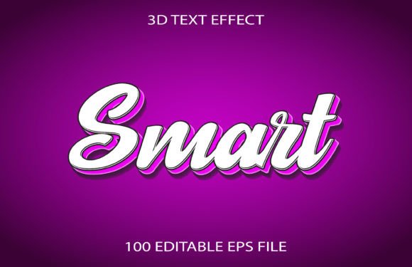 Smart 3D Editable Vector Text Effect for Creative Projects